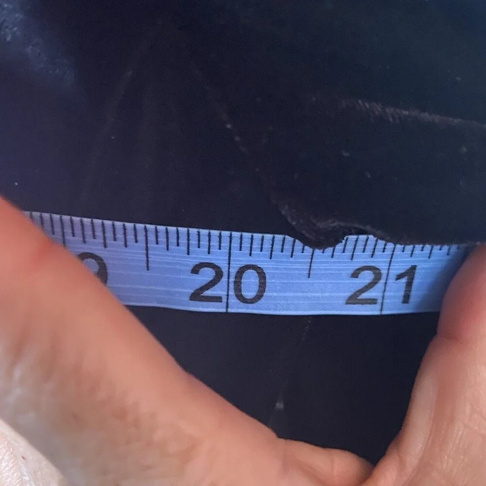 White Stag Vtg Y2k Black Velour Jacket Embroidered Beaded Collar SZ Small - Picture 9 of 12